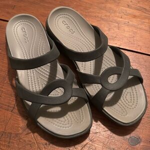 Croc sandals
